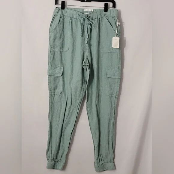 Nicole Miller New York Jogger Cargo Style Pants Size M - Picture 3 of 12